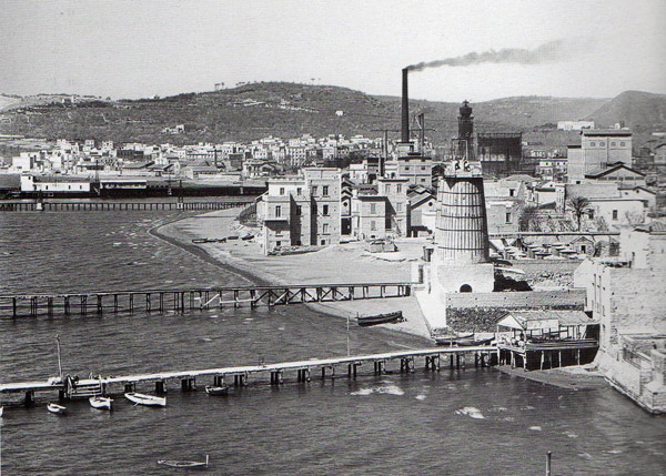 L'impianto Ilva di Bagnoli, successivo al 1910