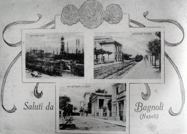 Cartolina turistica di Bagnoli, successiva al 1910